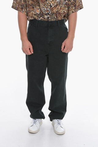 Cotton Twill Regular Fit Jeans 22cm