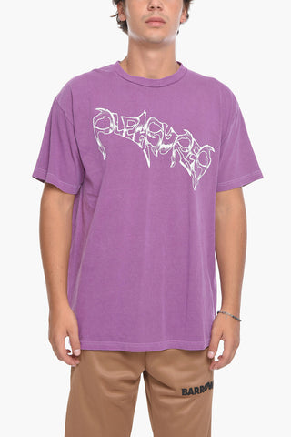 Maxi Crew-Neck T-shirt with Frontal-Logo