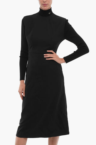 Wool Long Sleeved Dress