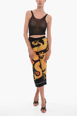 Top Senza Maniche In Seta Sheer