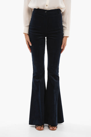 Pantaloni Flared Fit BIANCA In Corduroy