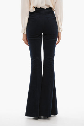 Pantaloni Flared Fit BIANCA In Corduroy