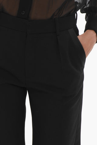 Loose Fit Pants Satin Bands