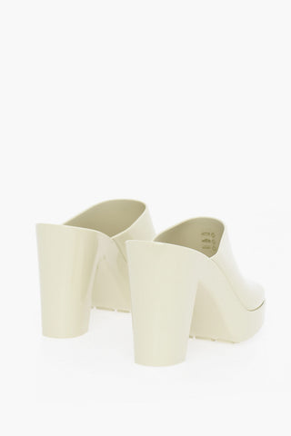 Gummi-Sandalen GLEAM mit 10 cm Blockabsatz