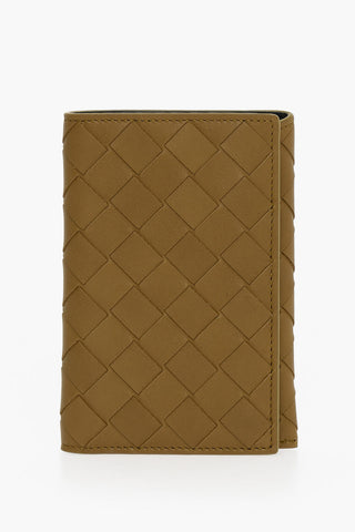 Intreccio Leather Passport Holder