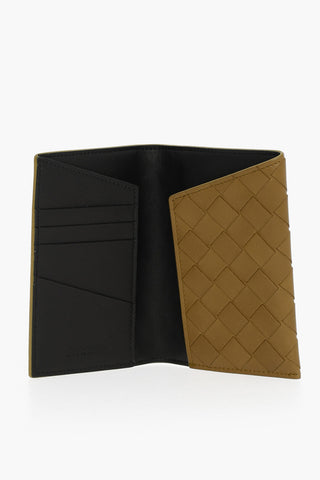Intreccio Leather Passport Holder