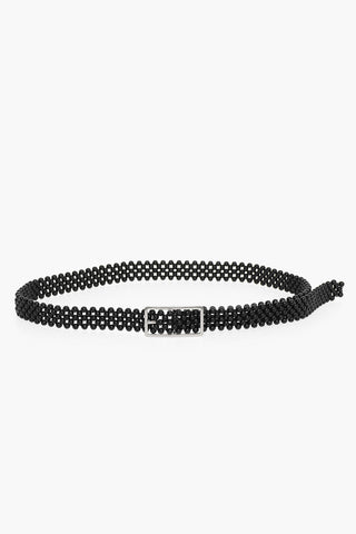 Wood Beads Elastic Belt