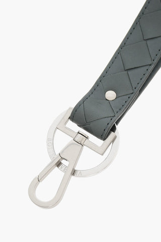 Portachiavi in Pelle Intrecciata