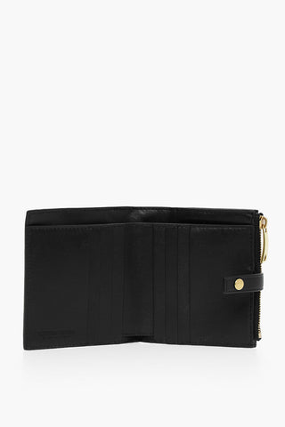 Woven Leather Bifold Wallet