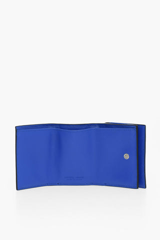 Portafoglio Trifold TINY in Pelle Intrecciata