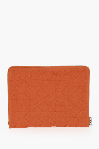 Woven Fabric Travel Pouch with Zip