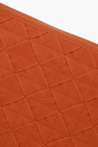 Woven Fabric Travel Pouch with Zip