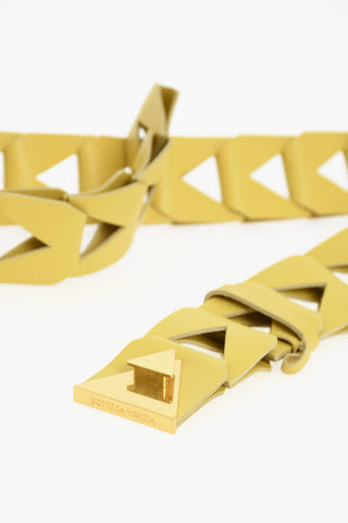 Woven Leather FRENCH Belt