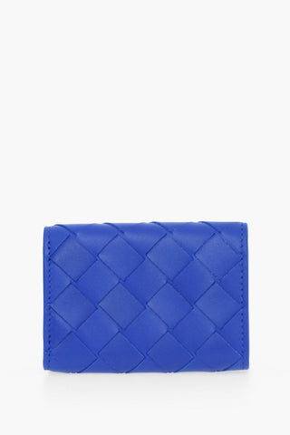 Portafoglio Trifold TINY in Pelle Intrecciata
