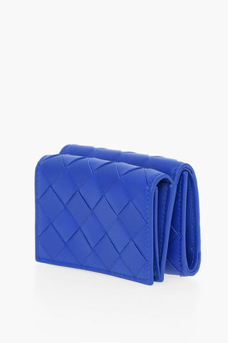 Portafoglio Trifold TINY in Pelle Intrecciata