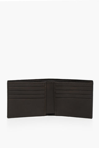 Portafoglio Bifold in Pelle di Coccodrillo