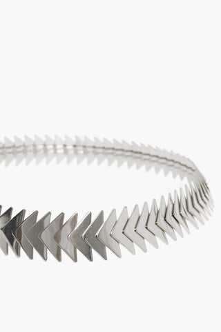Elasticated TRIANGLE Metal Belt