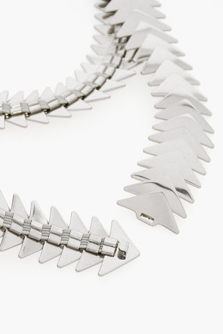 Elasticated TRIANGLE Metal Belt