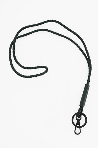 Portachiavi in Pelle Intrecciata