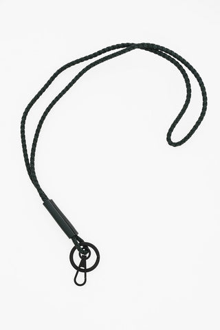 Portachiavi in Pelle Intrecciata