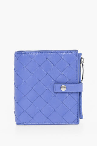 Woven Leather Bifold Wallet