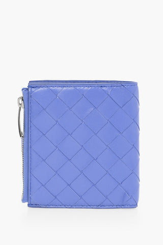 Woven Leather Bifold Wallet