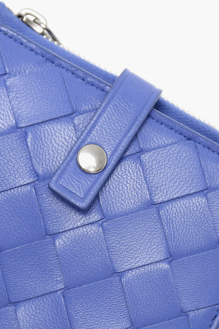 Woven Leather Bifold Wallet