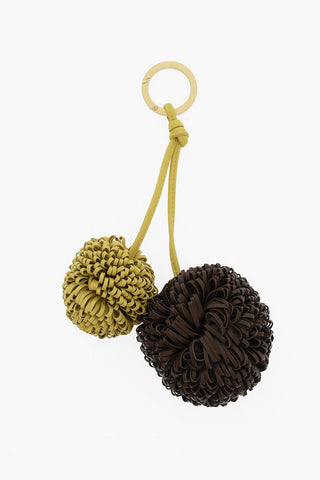 Portachiavi POM POM in Pelle