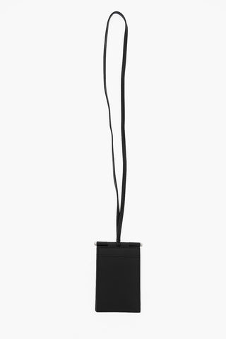 Leather Card Holder with Strap