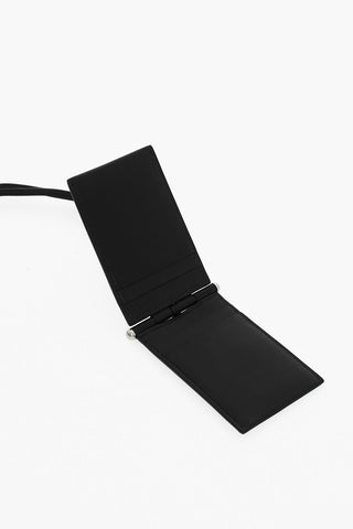 Leather Card Holder with Strap