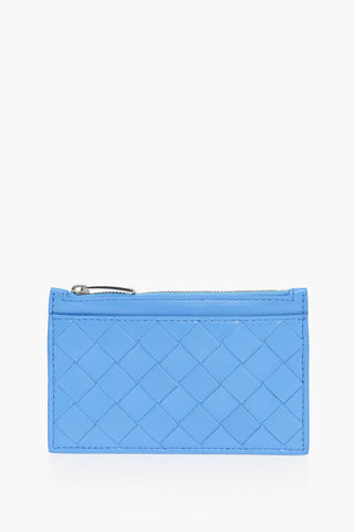Intreccio Leather Wallet Key Ring