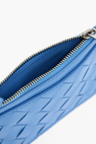 Intreccio Leather Wallet Key Ring