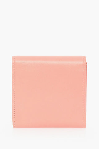 Leather Wallet with Triangle Closure