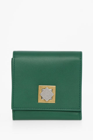 Leather Trifold Wallet with Purse