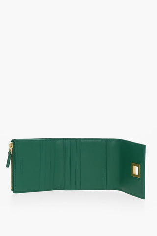 Leather Trifold Wallet with Purse