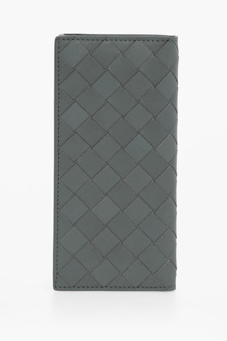 Woven Leather CONTINENTAL Long Wallet