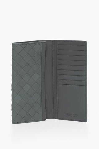 Woven Leather CONTINENTAL Long Wallet