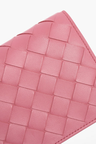 Woven Leather CONTINENTAL Long Wallet
