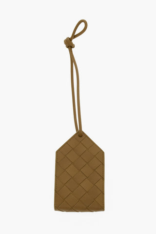 Woven Leather Tag Luggage