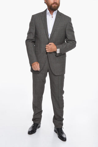 District Check ACADEMY Virgin Wool Suit