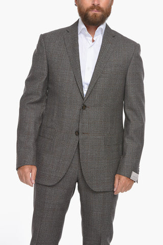 District Check ACADEMY Virgin Wool Suit