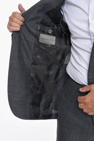 Silk Blend ACADEMY Suit with Flap Pockets
