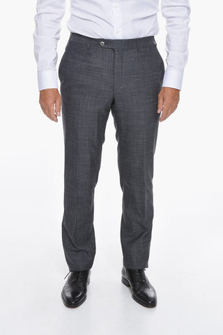 Silk Blend ACADEMY Suit with Flap Pockets