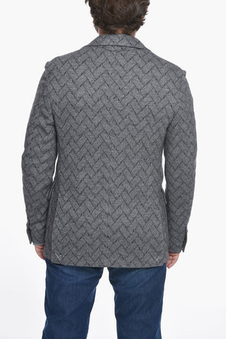 Unlined PAISLEY Blazer with Patter