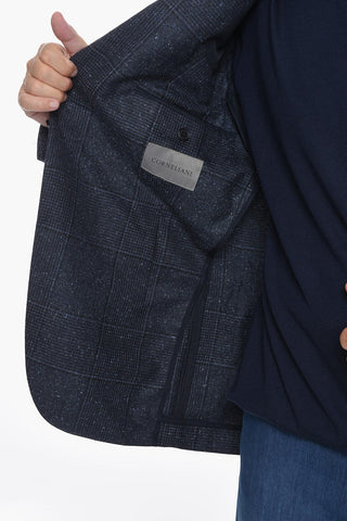 Cashmere-blend ACADEMY Unlined Blazer with Notched Lapel