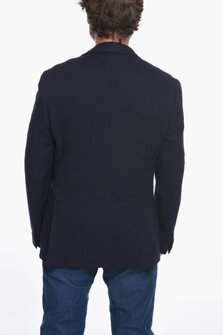 Double-breasted GATE Twill Wool Blazer