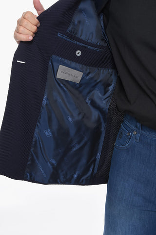 Double-breasted GATE Twill Wool Blazer