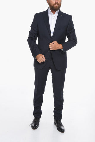 CC COLLECTION Virgin-wool RESET Pinstriped Suit