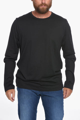 Crew Neck OPACUM Silk T-Shirt