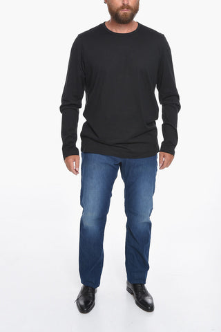 Crew Neck OPACUM Silk T-Shirt
